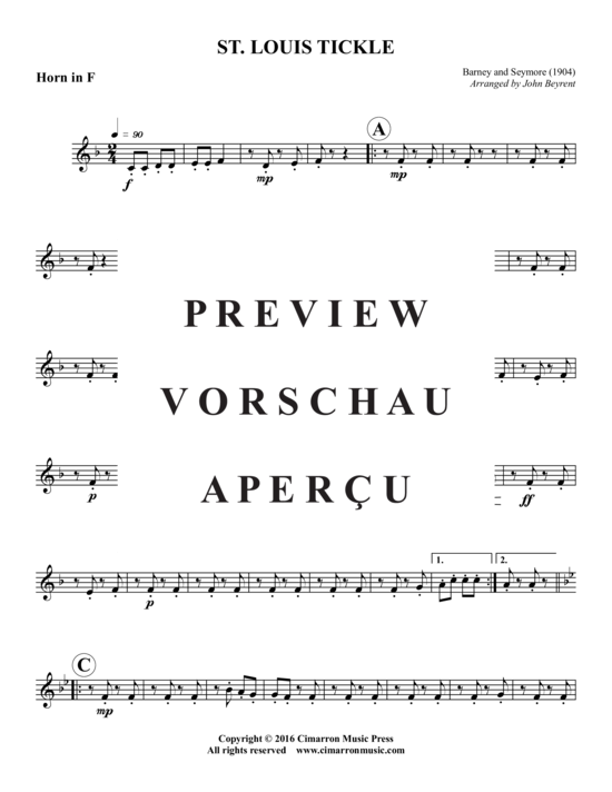 Produktgalerie: Seite 11 von 16 St. Louis Tickle , , (Blechbläserquintett)