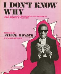 cover: I Don't Know Why, Stevie Wonder