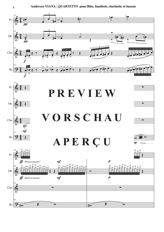 Product gallery: Page 5 of 21 Quartet , , (Woodwind Quartet)