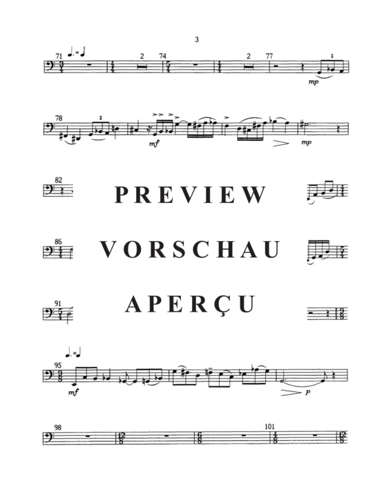 Produktgalerie: Seite 19 von 21 Blithe Spirit , , (Gemischtes Ensemble für Klarinette, Horn, Fagott, Violoncello + Tuba Solo)