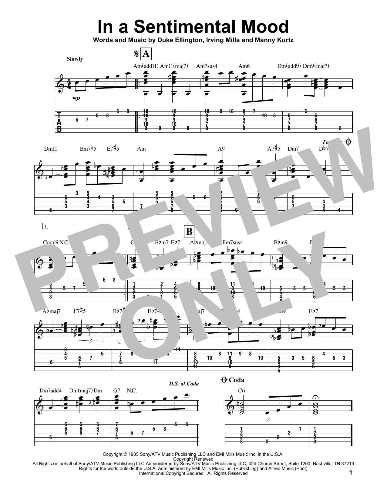 Produktbild zu: In A Sentimental Mood