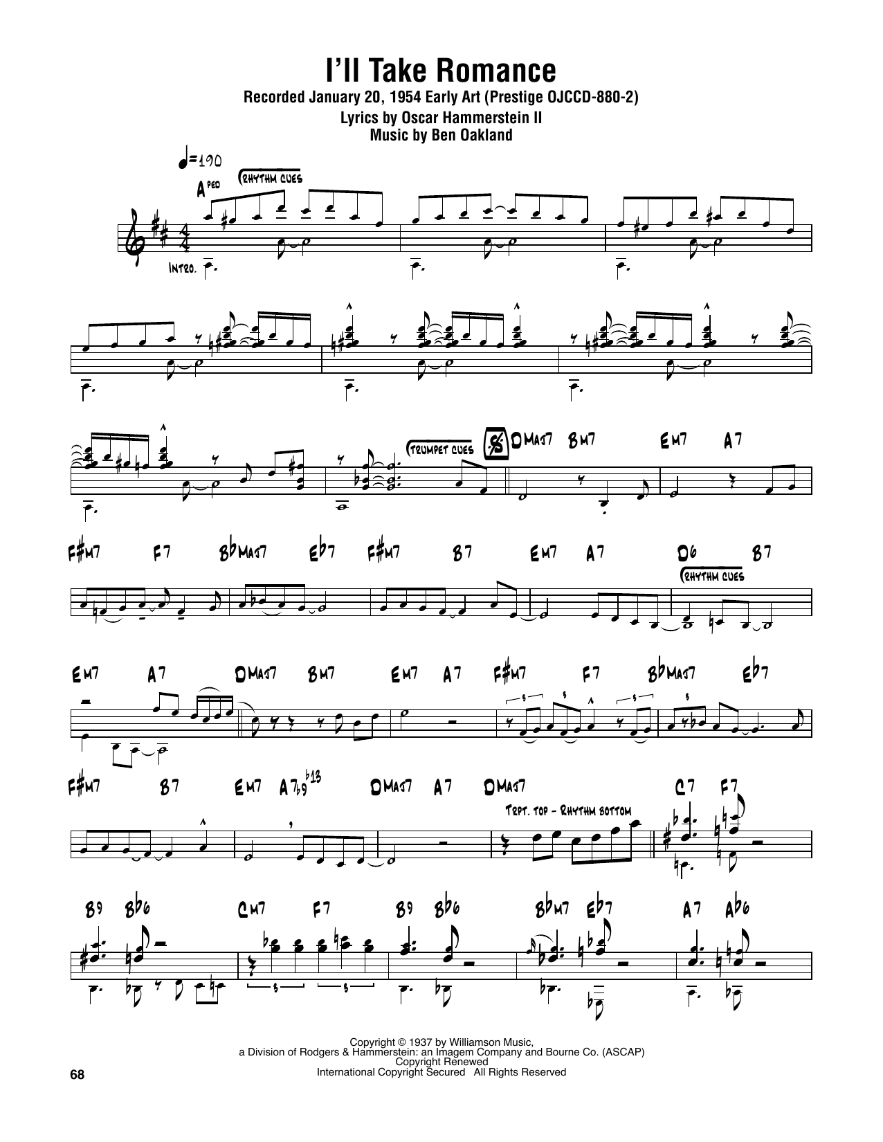 Product gallery: Page 1 of 1 I'll Take Romance, Sonny Rollins