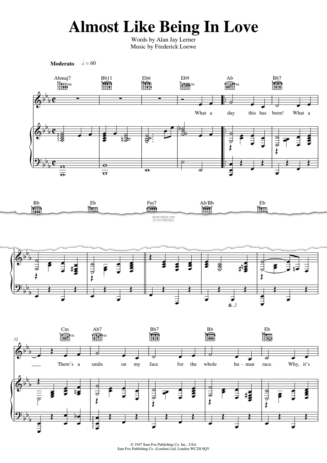 Product gallery: Page 1 of 1 Almost Like Being In Love, Judy Garland