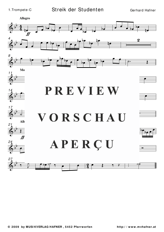 gallery: Streik der Studenten, , (Blechbläser Quintett)