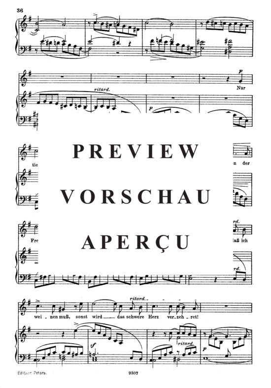 Product gallery: Page 4 of 5 Aus den hebräïschen Gesängen, Op.25 No.13, , High Voice and Piano