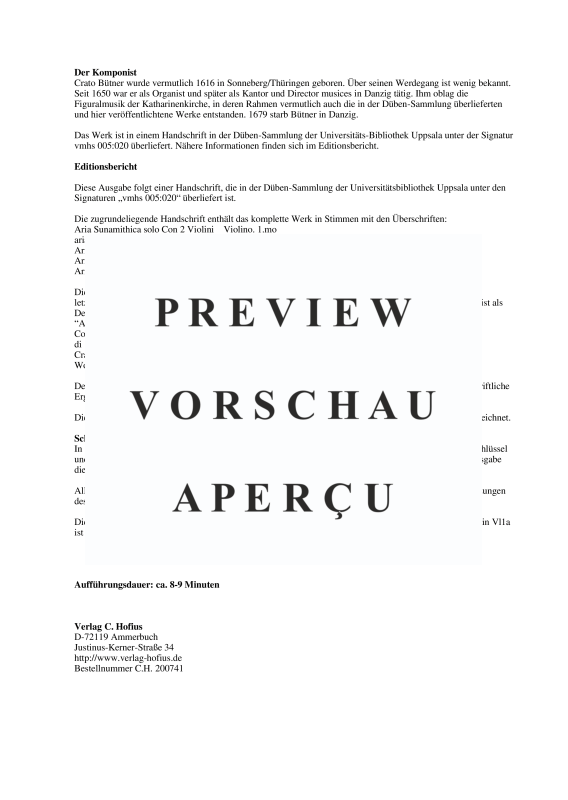 gallery: Wollt ihr wissen - Aria Sunamithica, , (Gemischtes Ensemble Solostimme, 2 Violinen und BC)