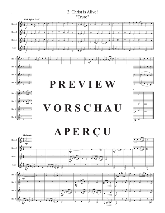 Product gallery: Page 3 of 13 4 Oster-Quartette , , (Horn Quartet)