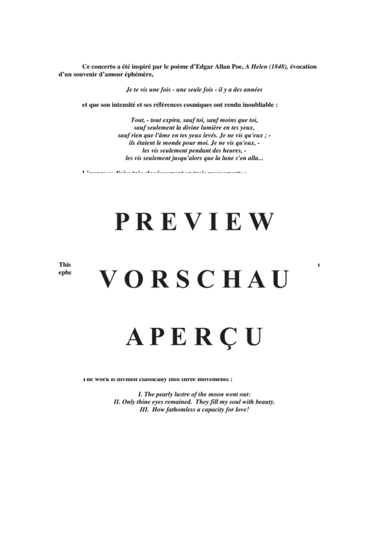 Product gallery: Page 3 of 21 Seul Tes Yeux Demeur&egrave rent , , (violin solo + orchestra) score only