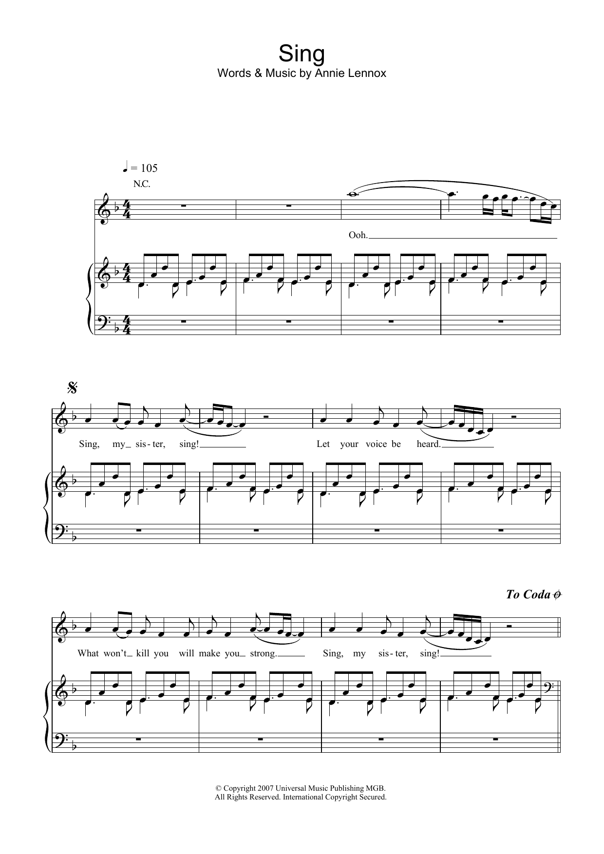 Produktbild zu: Sing