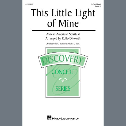 cover: This Little Light Of Mine (arr. Rollo Dilworth), African-American Spiritual, Chor