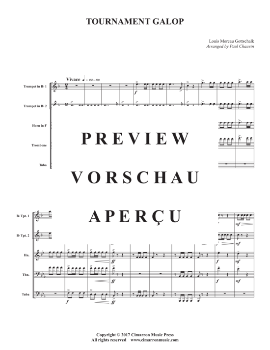 gallery: Tournament Galop , , (Brass quintet)