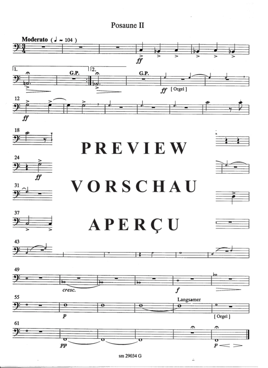 Product gallery: Page 3 of 3 Gottes Verheissung nach der Sindflut , , (Trombone 2 - single part)