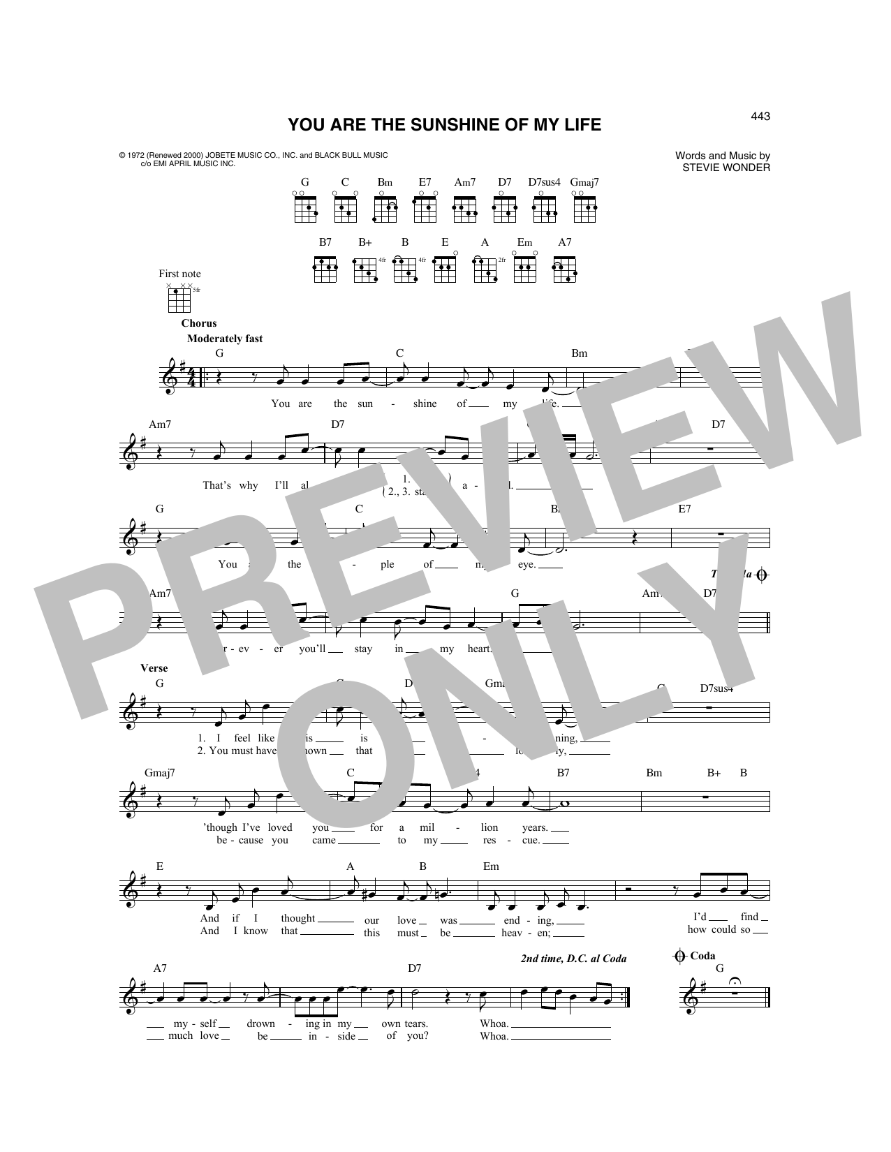 Produktgalerie: Seite 1 von 1 You Are The Sunshine Of My Life, Stevie Wonder