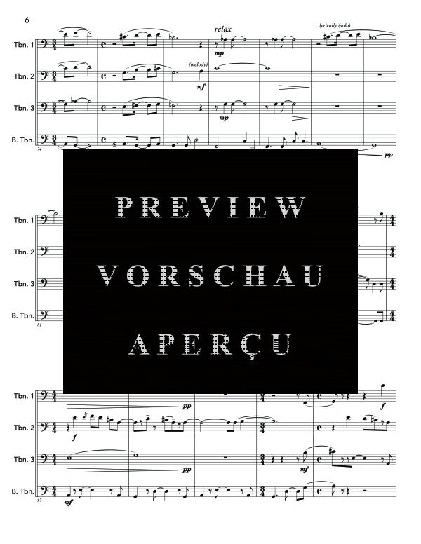 Product gallery: Page 10 of 11 Bailamos (We Dance), , (Trombone quartet)