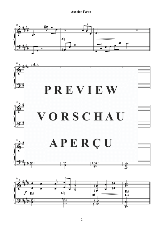 gallery: Aus der Ferne, , (concert harp solo)
