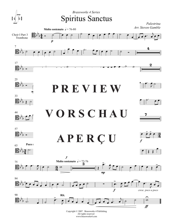 Product gallery: Page 18 of 21 Spiritus Sanctus , , (Brass Ensemble)