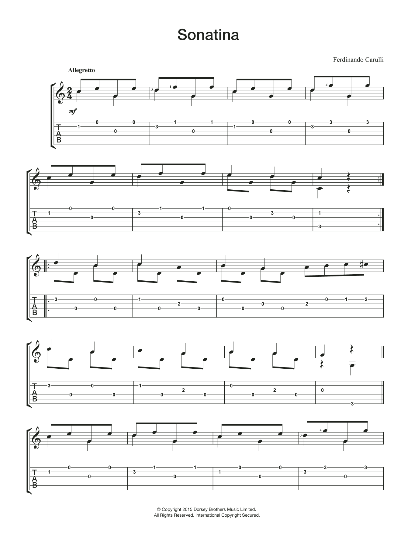 Produktbild zu: Sonatina