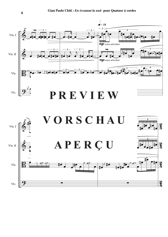 Produktgalerie: Seite 9 von 21 En Ecoutant La Nuit , , (Streicherquartett)