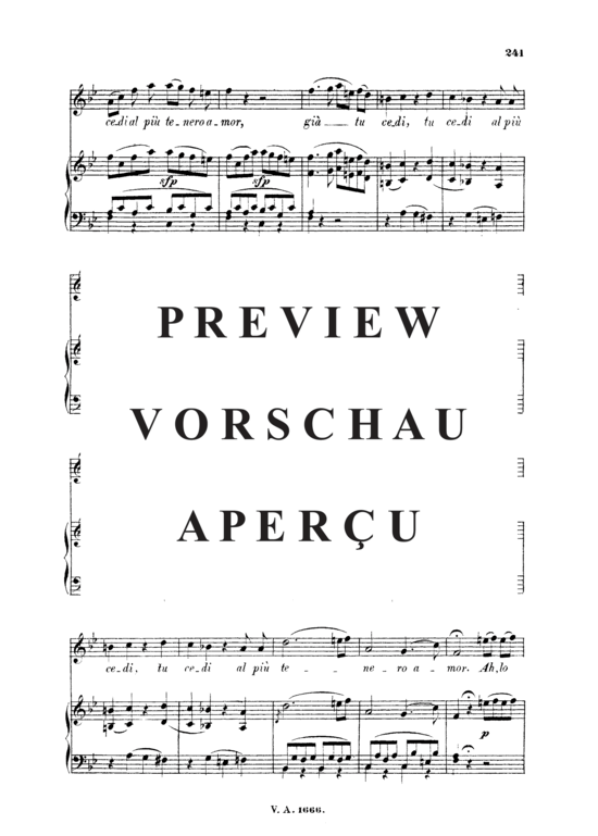 gallery: Ah! o veggio quell' anima bella , , (Klavier + Tenor Solo)