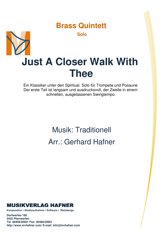 Produktbild zu: Just A Closer Walk With TheeTraditional
