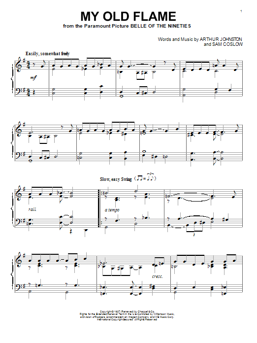 Product gallery: Page 1 of 1 My Old Flame, Peggy Lee