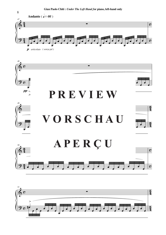 Product gallery: Page 9 of 15 Under The Left Hand , , Piano Solo