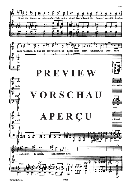 gallery: Du liebst mich nicht D.193 , , (Gesang hoch + Klavier)