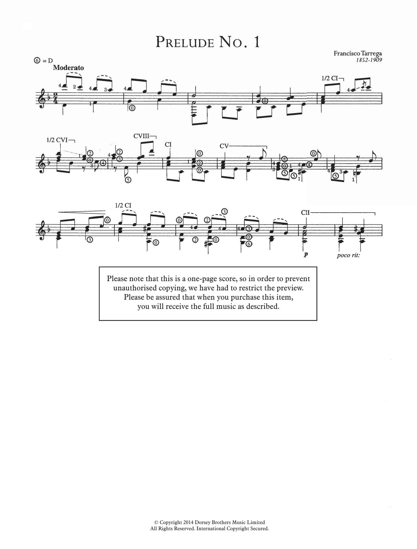 Produktbild zu: Prelude No.1