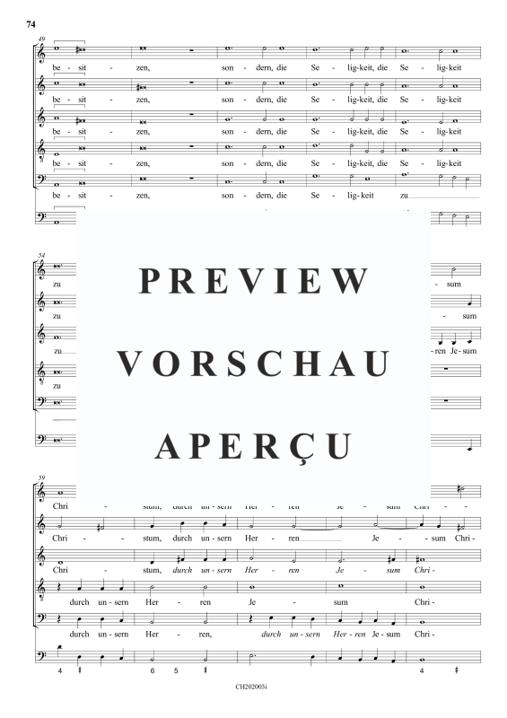 gallery: Gott hat uns nicht gesetzt zum Zorn, , (Gemischter Chor 6-stimmig)