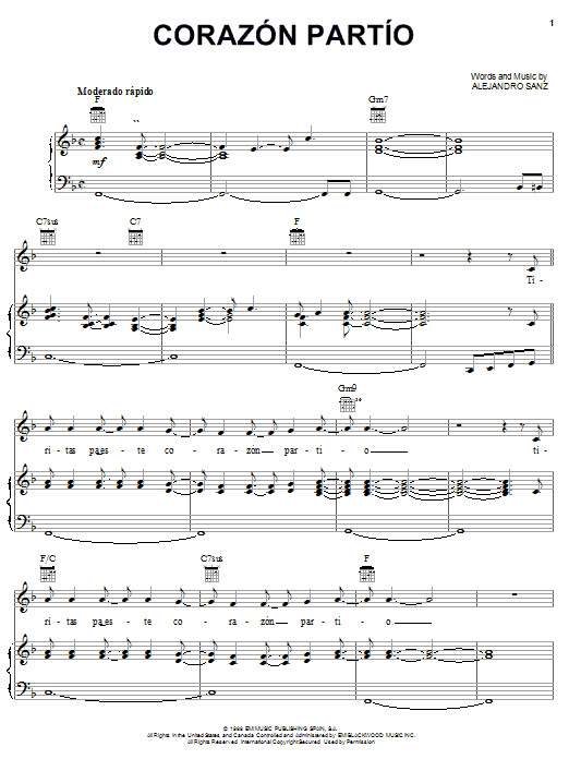 Produktgalerie: Seite 1 von 1 Corazon Partio, Alejandro Sanz, Gesang, Gitarre, Klavier
