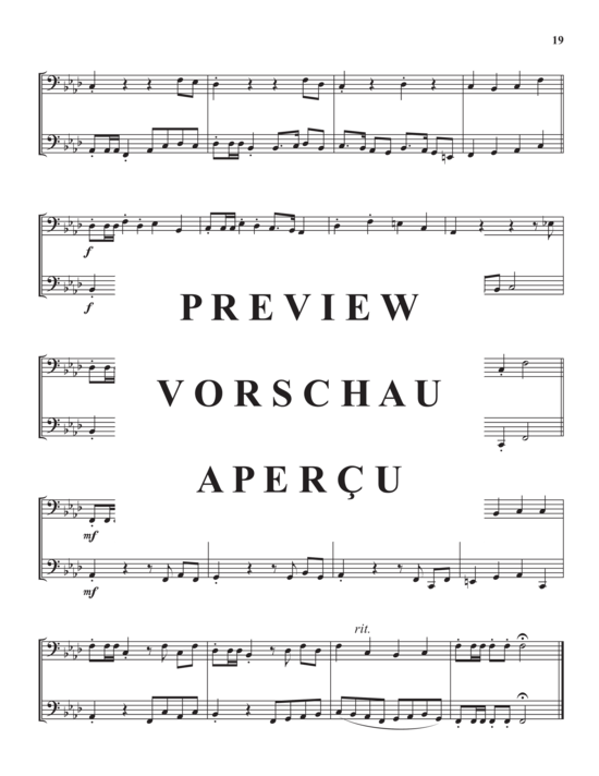 Product gallery: Page 21 of 21 12 Easy Duets for Tubas , , (Tuba Duet)