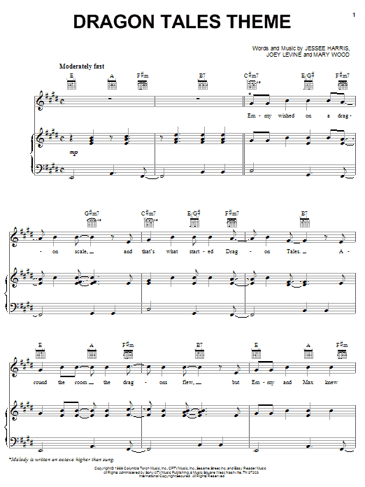 Product picture to:  Dragon Tales Theme - Jessee Harris