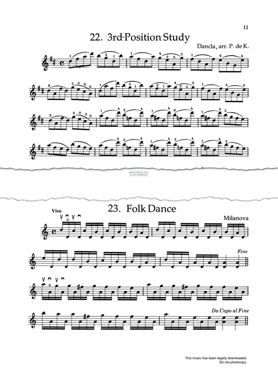 Product gallery: Page 1 of 1 3rd Position Study, Charles Dancla