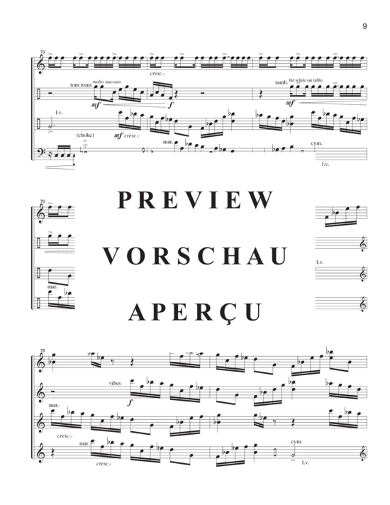 Product gallery: Page 12 of 21 Overture for Percussion , , (4 percussionists)