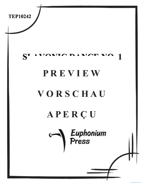 Product gallery: Page 2 of 21 Slavonic Dances Op. 46 No. 1 , , (Tuba Quartett EETT)