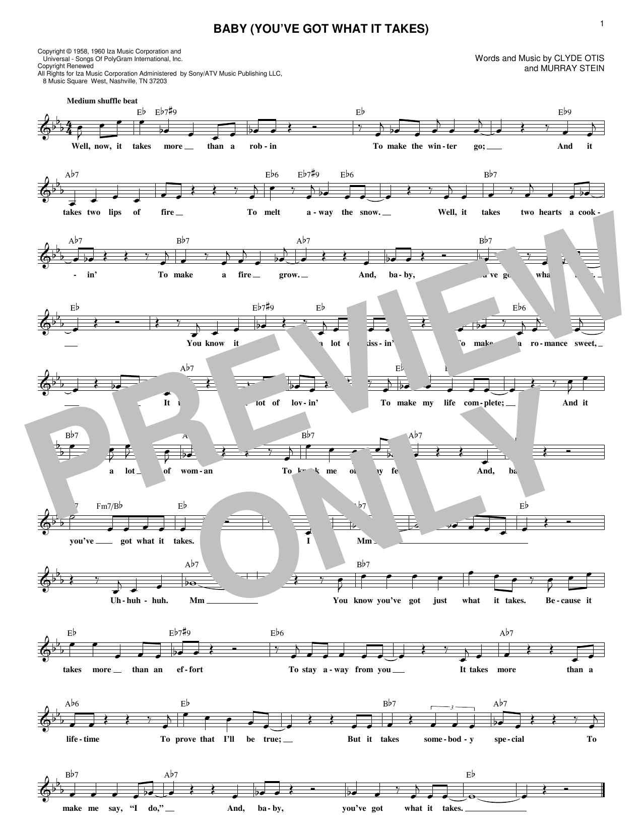Produktbild zu: Baby (You've Got What It Takes)