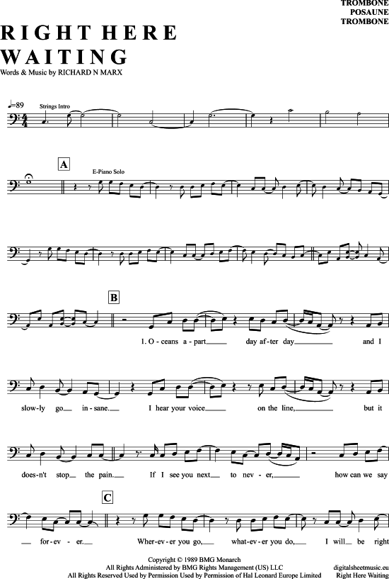 Product picture to: Right Here Waiting Richard Marx