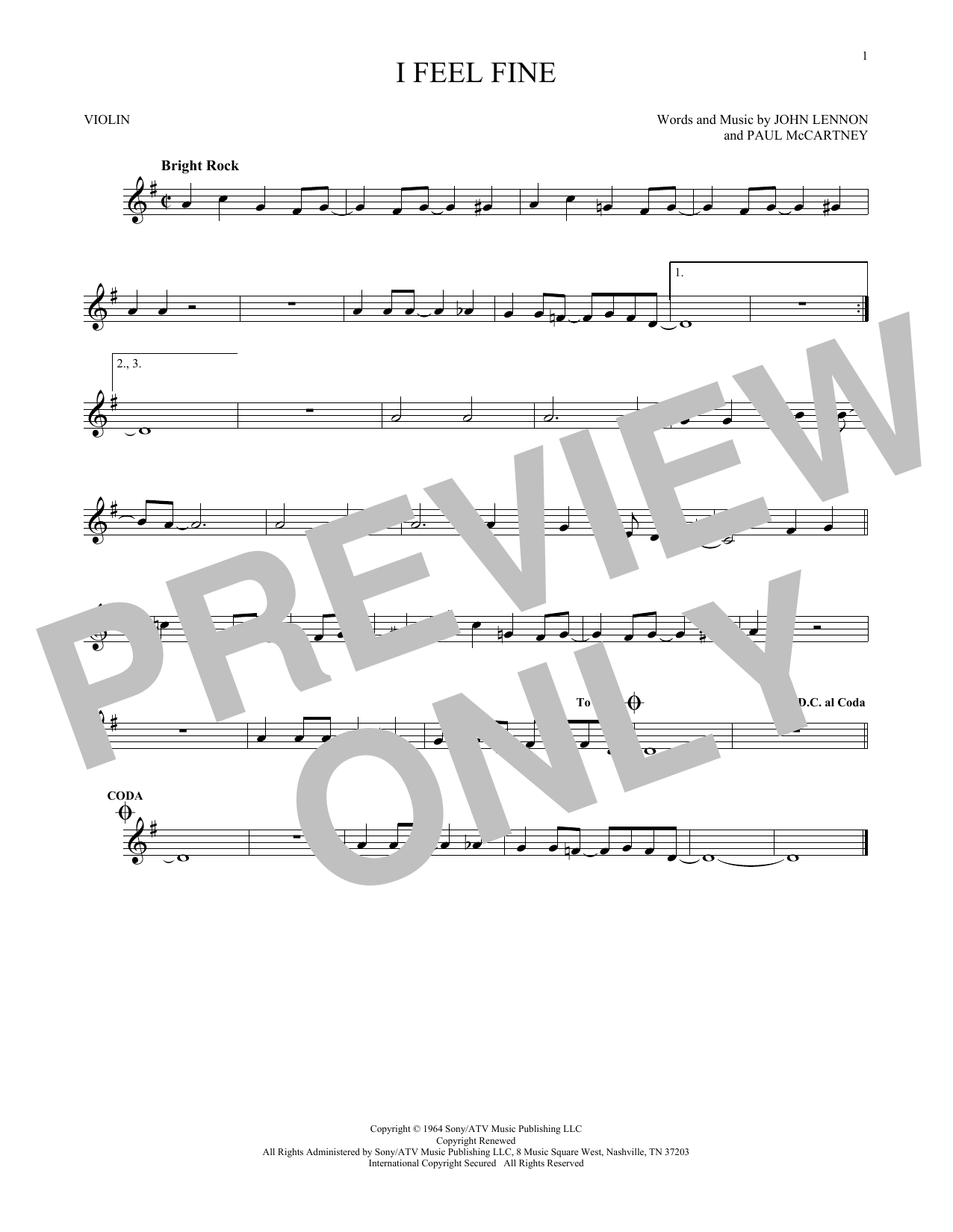 Product gallery: Page 1 of 1 I Feel Fine, The Beatles
