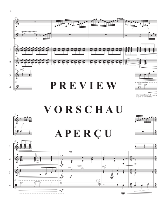 Product gallery: Page 9 of 21 Concerto for Marimba and Percussion Ensemble , , (marimba solo and 4-part percussion ensemble)