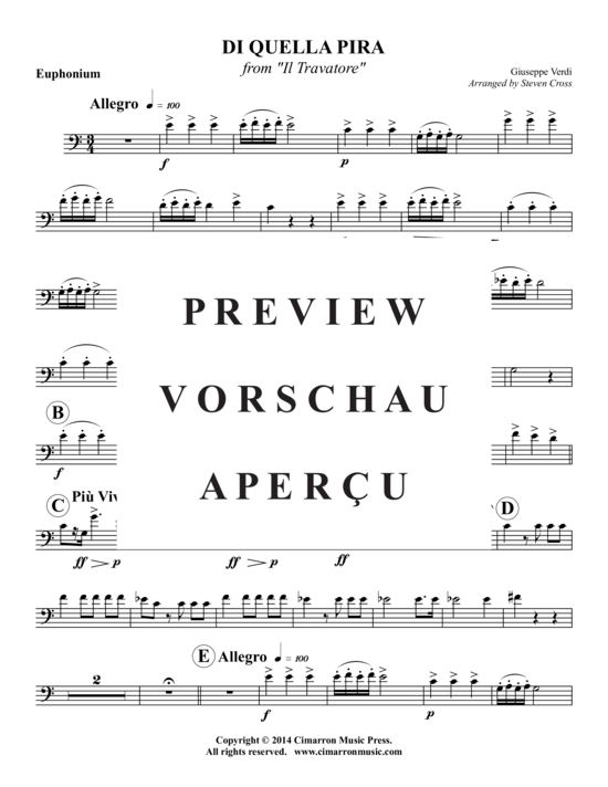 Product gallery: Page 10 of 13 Di Quella Pira , , (baritone/trombone + piano)