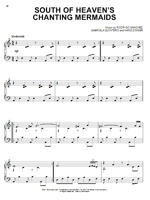 Product gallery: Page 1 of 1 South Of Heaven's Chanting Mermaids, Hans Zimmer
