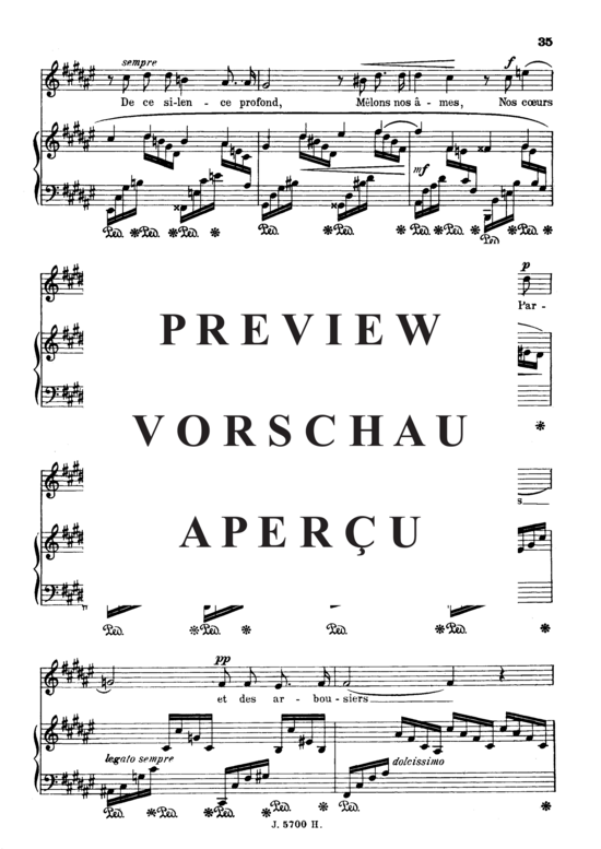 Product gallery: Page 3 of 6 En sourdine Op.58 No.2, , High Voice and Piano