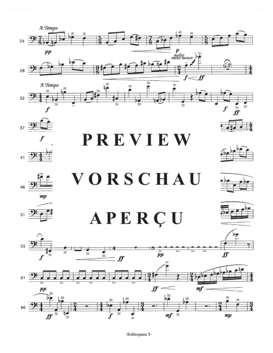 Product gallery: Page 8 of 9 Soliloquies , , (Euphonium Solo)