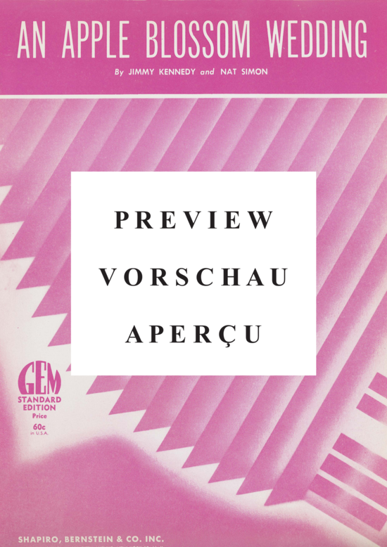 Produktgalerie: Seite 2 von 8 An Apple Blossom Wedding , Clark, Buddy  , Klavier und Gesang