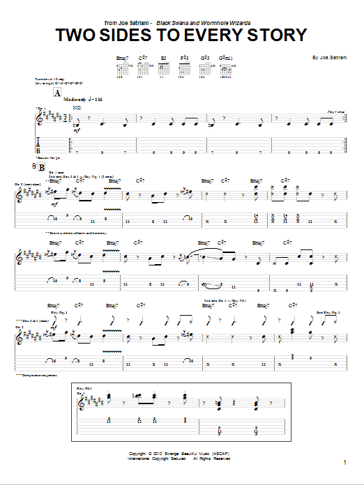 Produktgalerie: Seite 1 von 1 Two Sides To Every Story, Joe Satriani, Gitarre