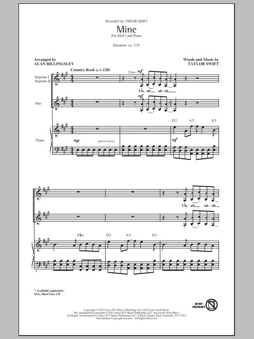 Produktgalerie: Seite 1 von 1 Mine, Alan Billingsley, Chor
