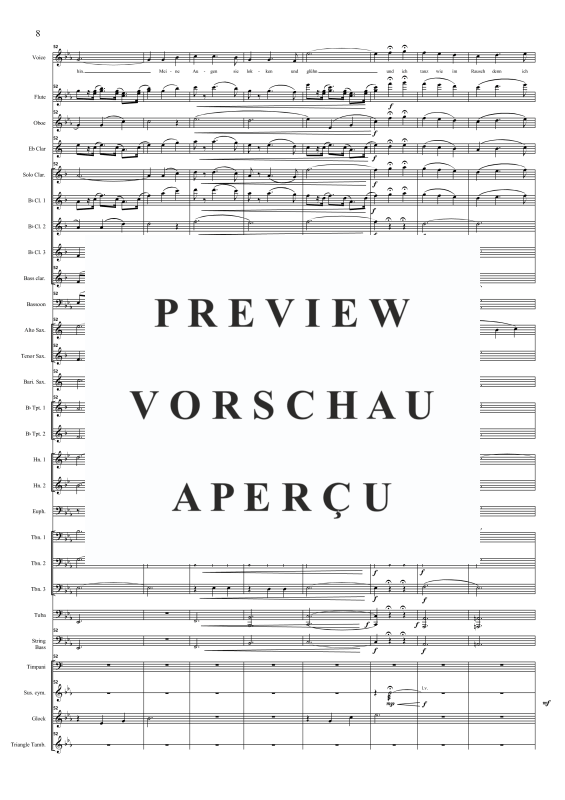 Product gallery: Page 11 of 11 Meine Lippen sie küssen so heiß, , Solo Vocal and Concert Band