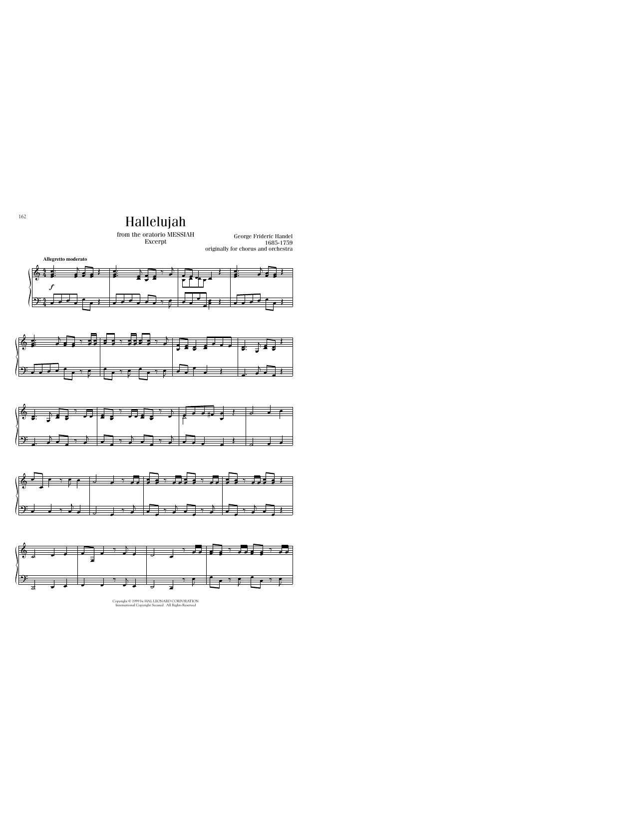 Produktbild zu: Hallelujah Chorus