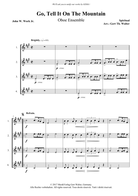 Produktbild zu: Go Tell It On The Mountain Spiritual