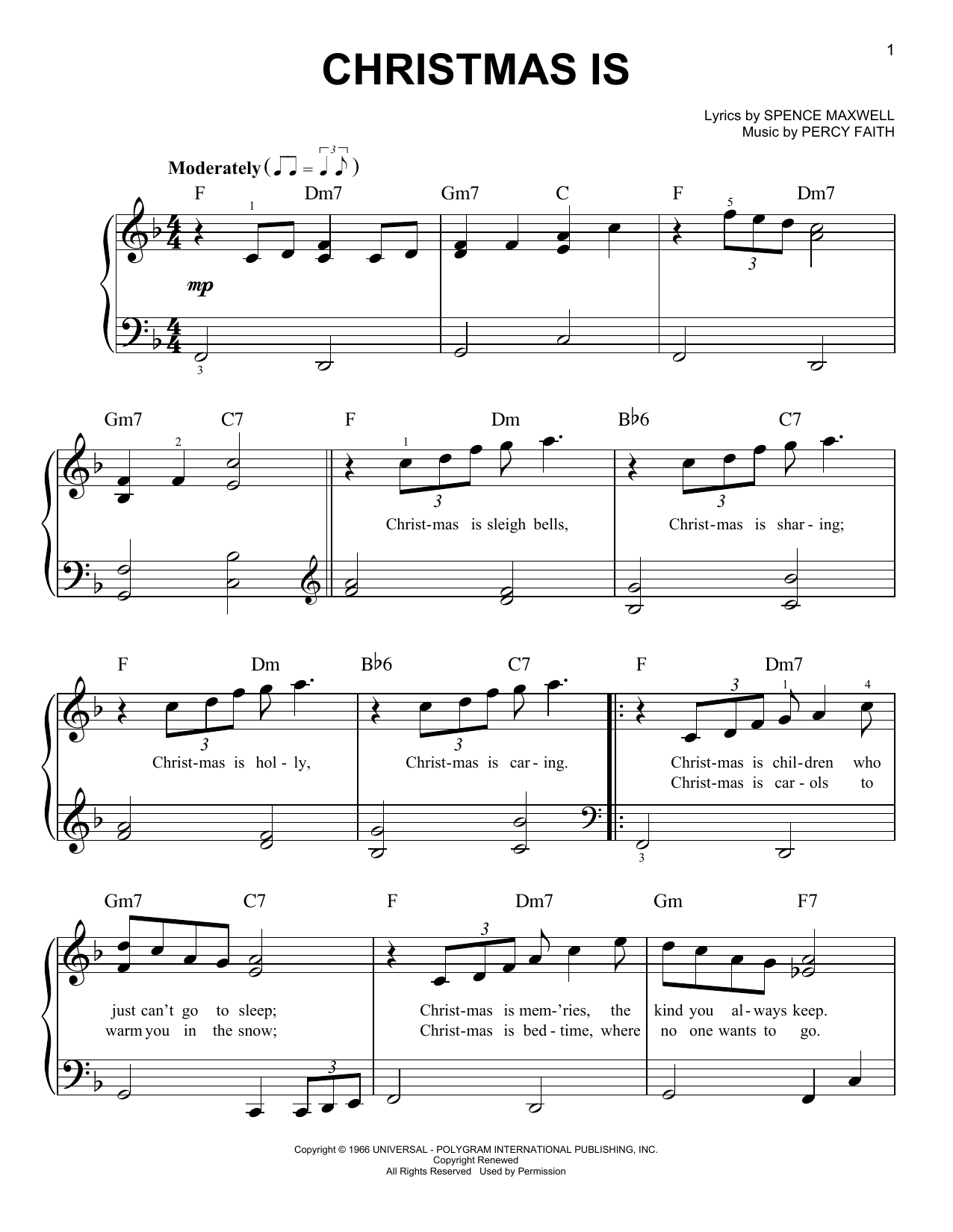 Product gallery: Page 1 of 1 Christmas Is, Percy Faith